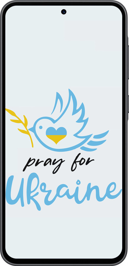 Силиконовый чехол Украина v2 для Samsung Galaxy A36 - 5230u-3836 изображение 