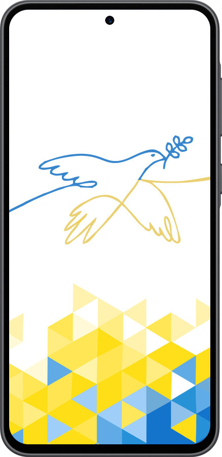 Силіконовий чехол Птиця миру  для Samsung Galaxy A36 - 5231u-3836 изображение 