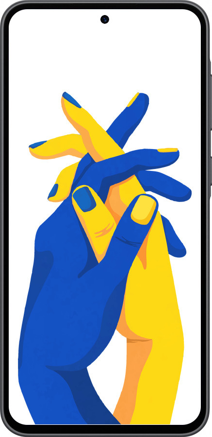 Силиконовый чехол Stand With Ukraine для Samsung Galaxy A36 - 5255u-3836 изображение 