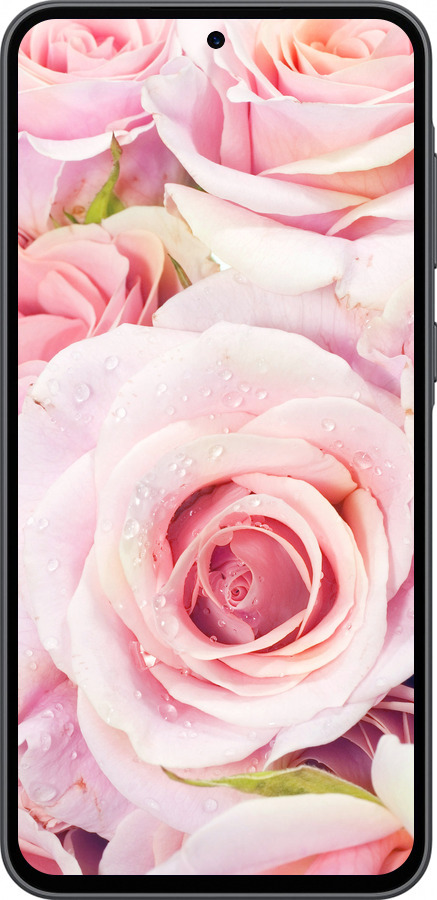 Силиконовый чехол Розы для Samsung Galaxy A36 - 525u-3836 изображение 