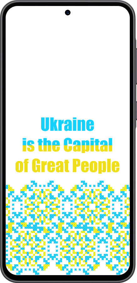 Силиконовый чехол Ukraine для Samsung Galaxy A36 - 5283u-3836 изображение 