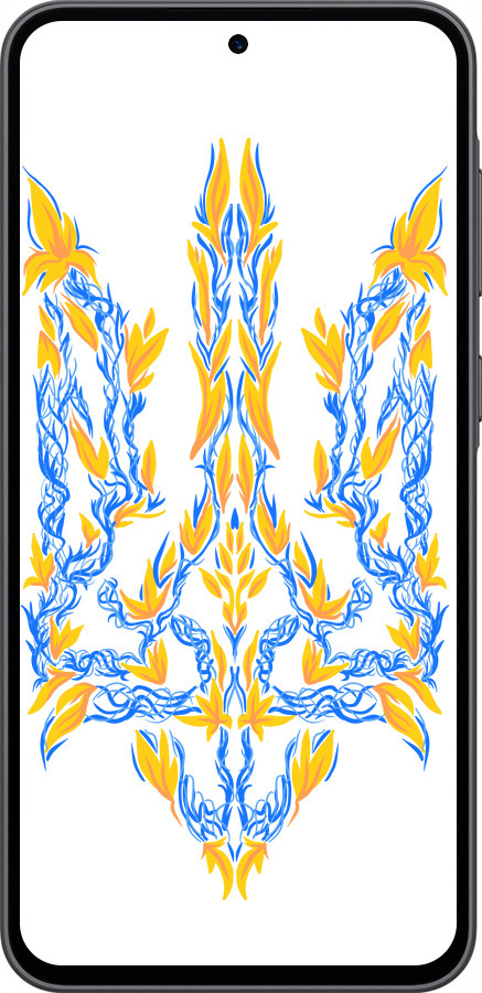 Силиконовый чехол Герб Украины v3 для Samsung Galaxy A36 - 5313u-3836 изображение 