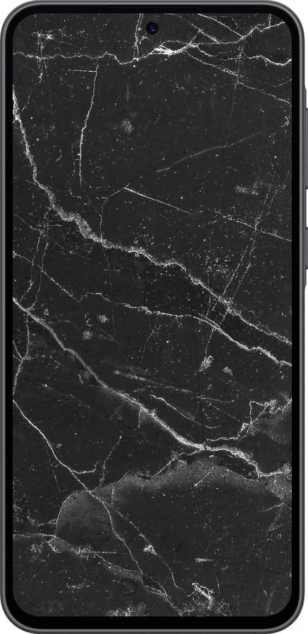 Силиконовый чехол Черный мрамор v2 для Samsung Galaxy A36 - 5568u-3836 изображение 