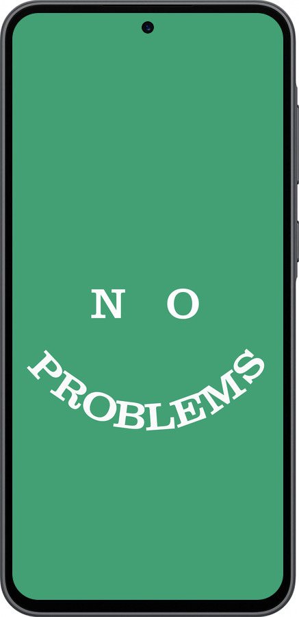 Силіконовий чехол No Problems для Samsung Galaxy A36 - 5573u-3836 изображение 