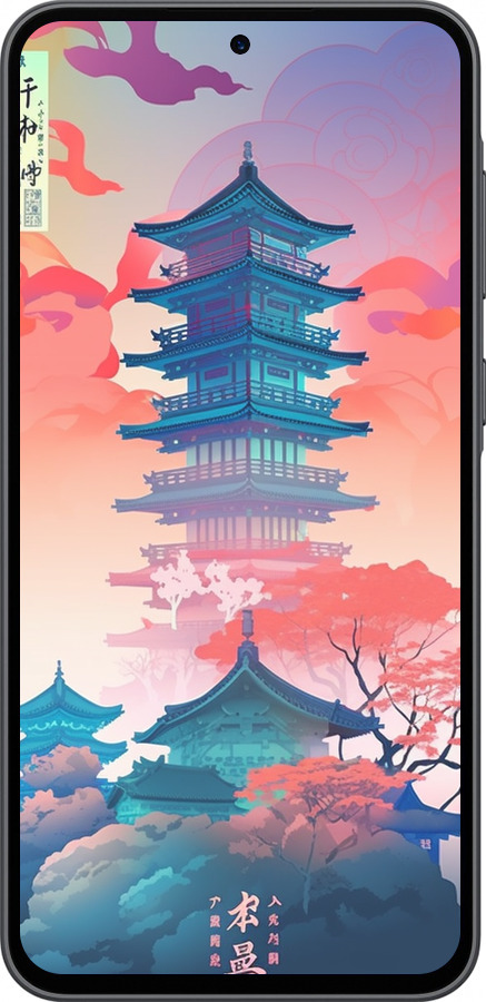 Силіконовий чехол Японія монастир для Samsung Galaxy A36 - 5590u-3836 изображение 