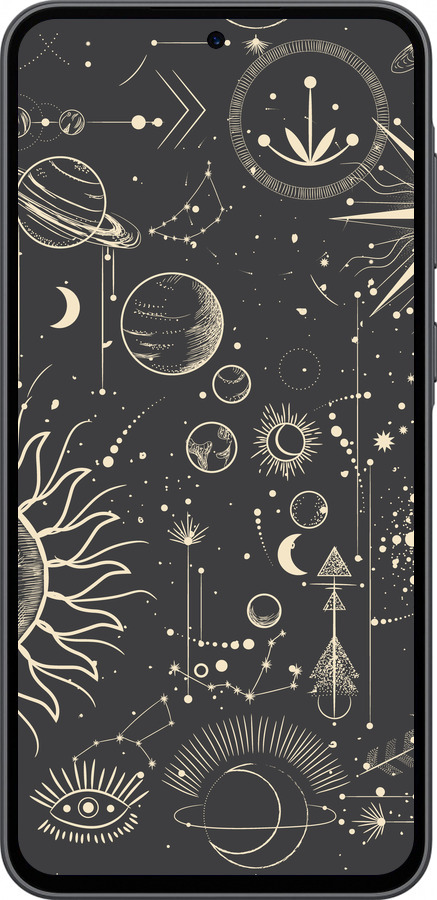 Силиконовый чехол Фаза луны для Samsung Galaxy A36 - 5605u-3836 изображение 