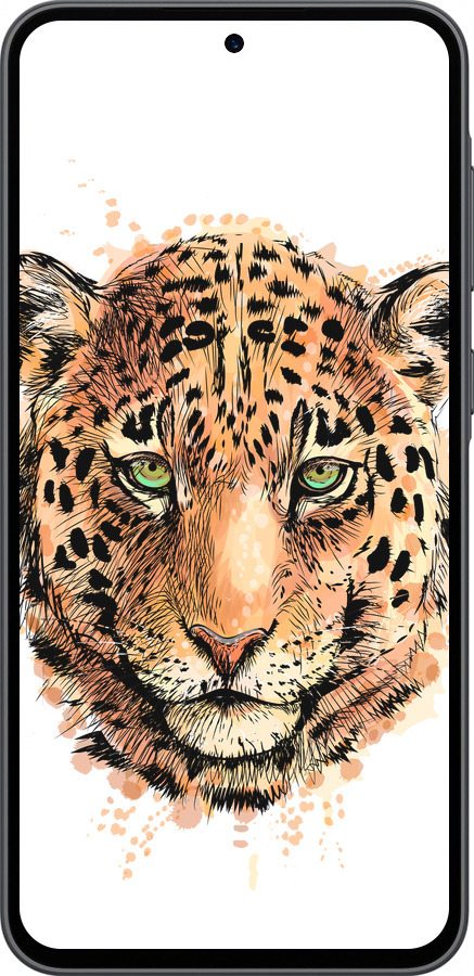 Силиконовый чехол Леопард v2 для Samsung Galaxy A36 - 5606u-3836 изображение 