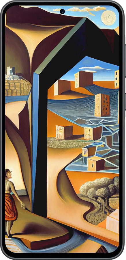 Силиконовый чехол Абстракция v2 для Samsung Galaxy A36 - 5618u-3836 изображение 