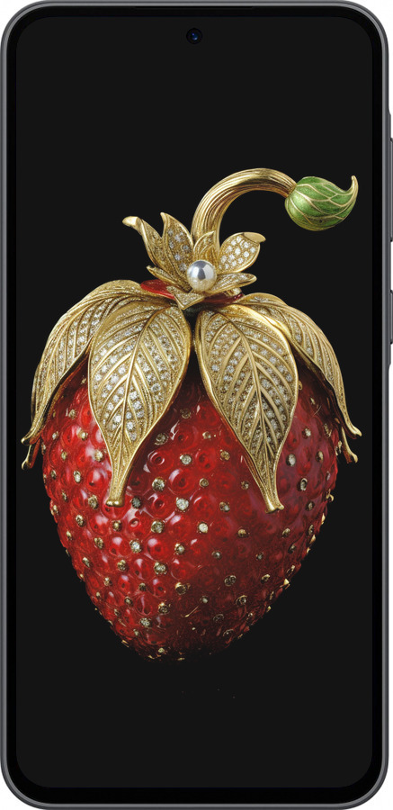 Силиконовый чехол Клубника v3 для Samsung Galaxy A36 - 5638u-3836 изображение 