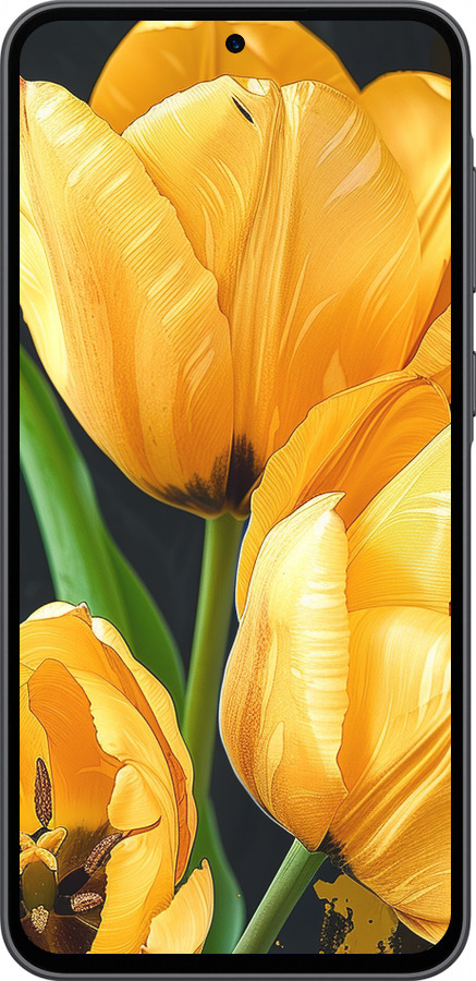 Силіконовий чехол Жовті тюльпани для Samsung Galaxy A36 - 5991u-3836 изображение 