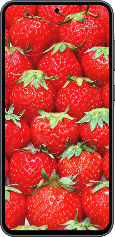 Силиконовый чехол Клубника для Samsung Galaxy A36 - 6020u-3836 изображение 