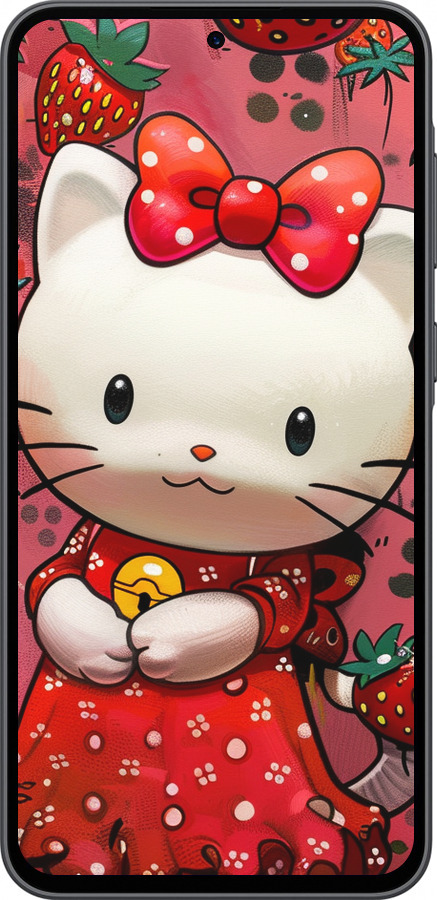 Силиконовый чехол hello kitty1 для Samsung Galaxy A36 - 6036u-3836 изображение 