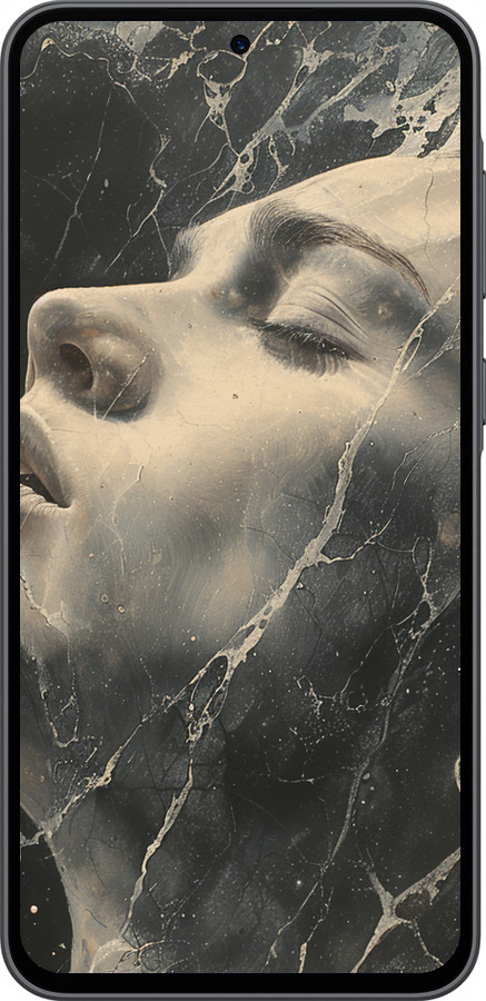 Силиконовый чехол Мраморная женщина для Samsung Galaxy A36 - 6040u-3836 изображение 
