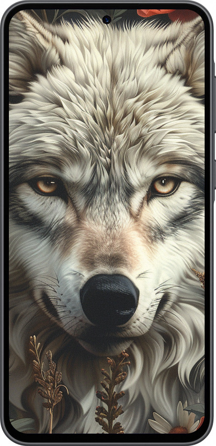 Силіконовий чехол Вовчий погляд для Samsung Galaxy A36 - 6066u-3836 изображение 