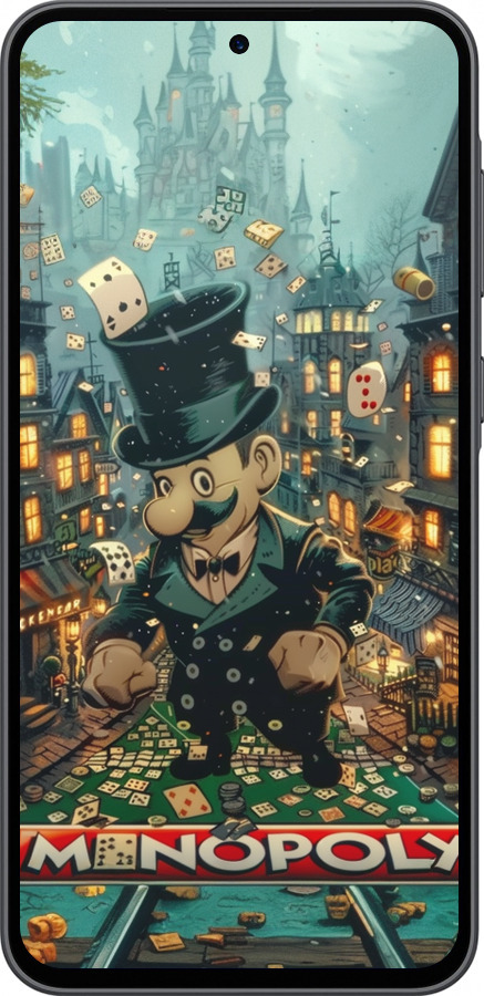 Силіконовий чехол Казковий Monopoly для Samsung Galaxy A36 - 6086u-3836 изображение 