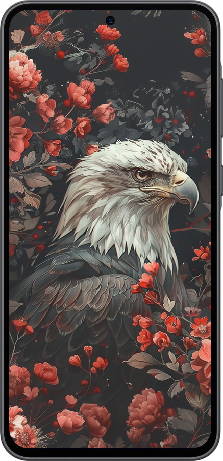 Силиконовый чехол Цветочный страж для Samsung Galaxy A36 - 6102u-3836 изображение 