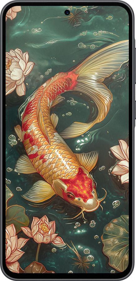 Силиконовый чехол Мелодия Лотоса для Samsung Galaxy A36 - 6106u-3836 изображение 