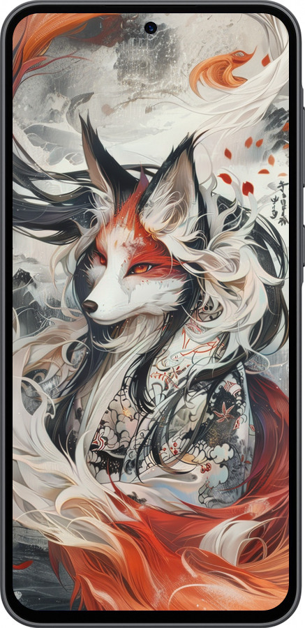 Силиконовый чехол Дух кицунэ' для Samsung Galaxy A36 - 6107u-3836 изображение 