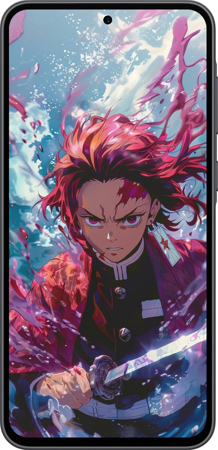 Силіконовий чехол Танджиро Камадо: Клинок, що розсікає демонів для Samsung Galaxy A36 - 6111u-3836 изображение 