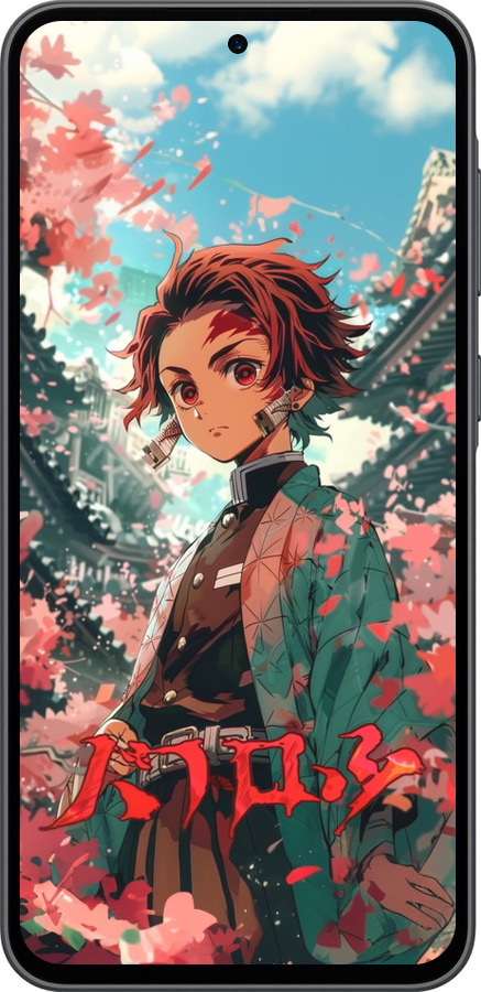 Силиконовый чехол Tanjiro Kamado для Samsung Galaxy A36 - 6132u-3836 изображение 