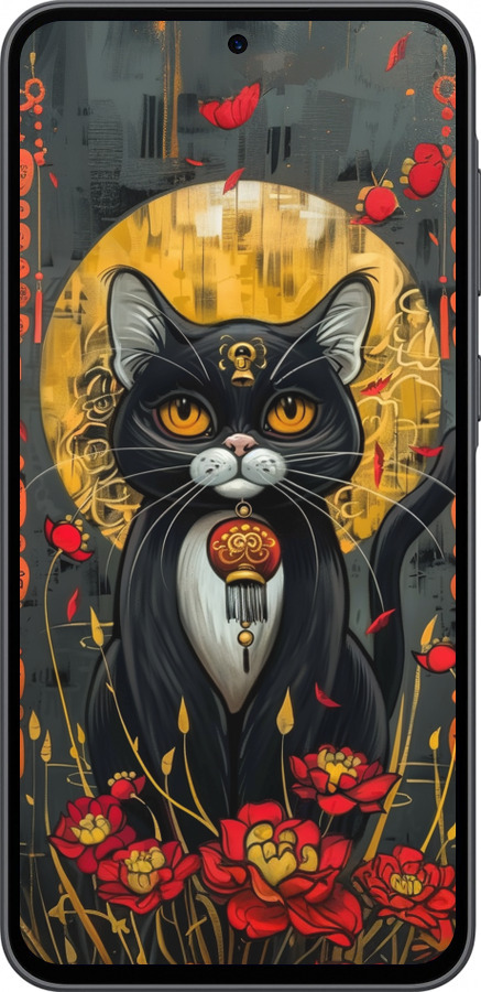 Силиконовый чехол China Cat для Samsung Galaxy A36 - 6134u-3836 изображение 