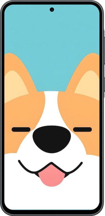 Силиконовый чехол Корги для Samsung Galaxy A36 - 6280u-3836 изображение 