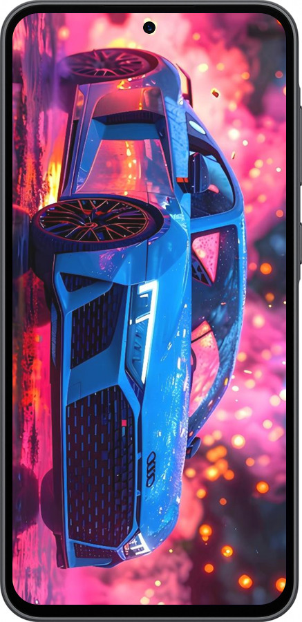 Силіконовий чехол Ауди для Samsung Galaxy A36 - 6286u-3836 изображение 