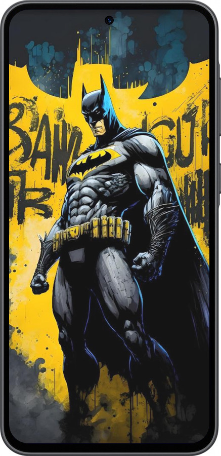 Силиконовый чехол Бетмен для Samsung Galaxy A36 - 6290u-3836 изображение 