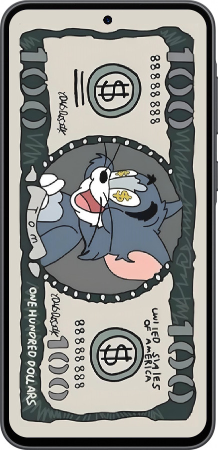 Силіконовий чехол Том и джерри для Samsung Galaxy A36 - 6291u-3836 изображение 