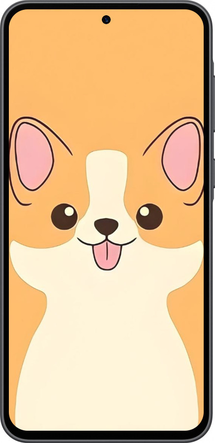 Силиконовый чехол Милый пес для Samsung Galaxy A36 - 6296u-3836 изображение 