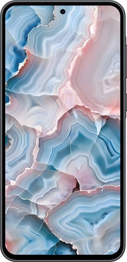 Силиконовый чехол Мрамор для Samsung Galaxy A36 - 6306u-3836 изображение 