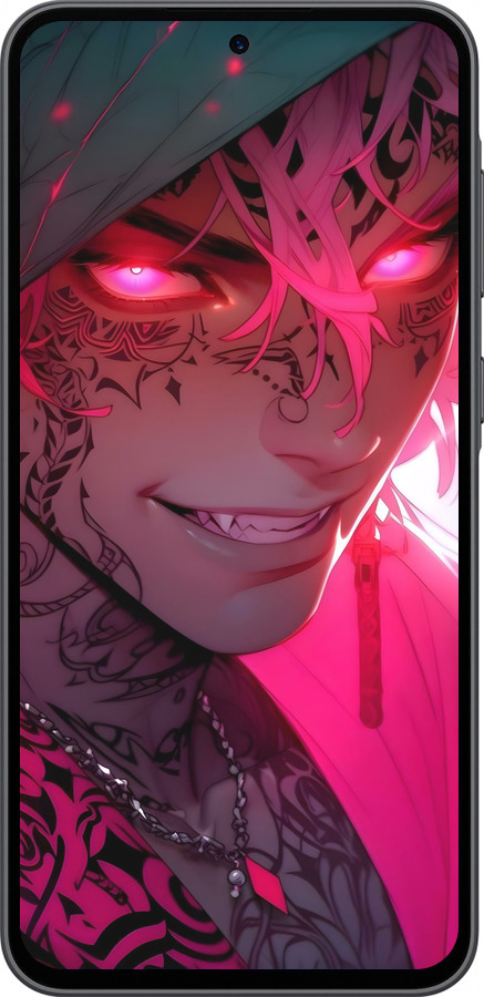 Силиконовый чехол Аниме демон 3 для Samsung Galaxy A36 - 6313u-3836 изображение 