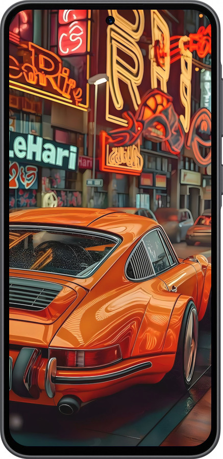 Силиконовый чехол Порше для Samsung Galaxy A36 - 6334u-3836 изображение 