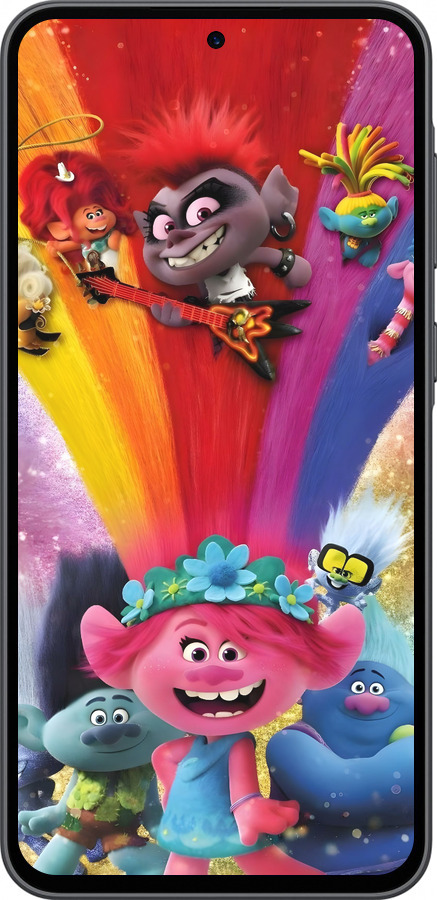 Силиконовый чехол Троли для Samsung Galaxy A36 - 6343u-3836 изображение 