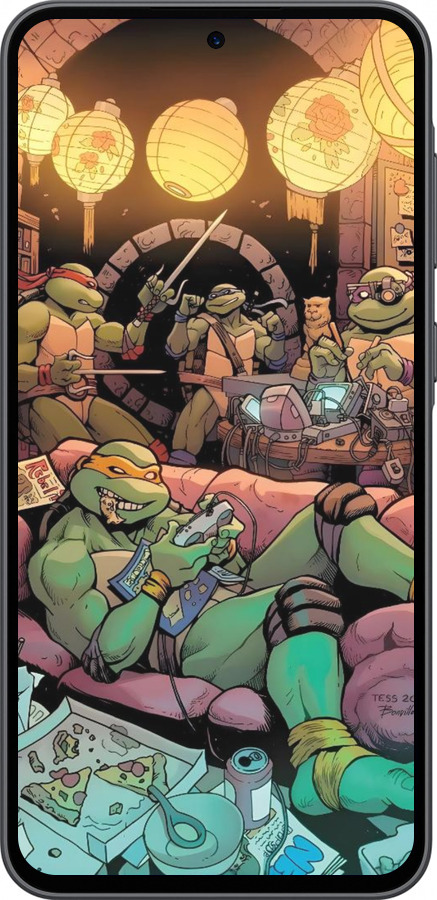 Силіконовий чехол Черепашки ніндзя для Samsung Galaxy A36 - 6346u-3836 изображение 