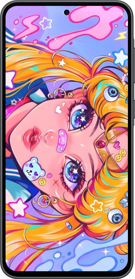 Силиконовый чехол Сейлор Мун 4 для Samsung Galaxy A36 - 6353u-3836 изображение 