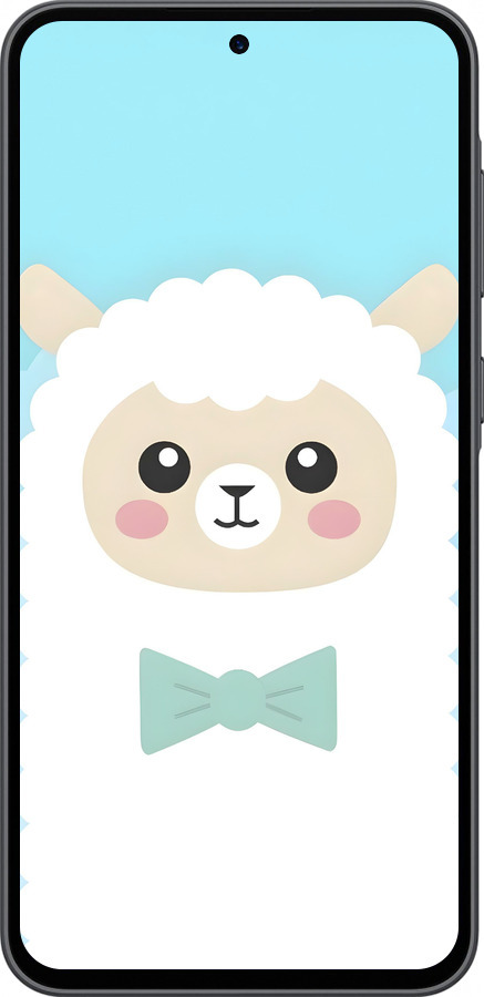 Силиконовый чехол Милый барашек для Samsung Galaxy A36 - 6355u-3836 изображение 