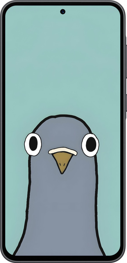 Силиконовый чехол Голубь для Samsung Galaxy A36 - 6388u-3836 изображение 