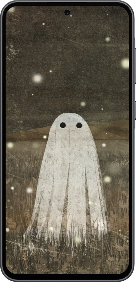 Силиконовый чехол Привидение и светлячки для Samsung Galaxy A36 - 6406u-3836 изображение 