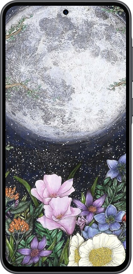 Силиконовый чехол Полночь в саду II для Samsung Galaxy A36 - 6424u-3836 изображение 