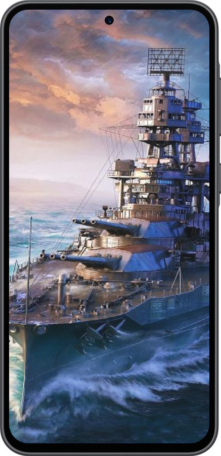 Силиконовый чехол Военный корабль, world of tanks, wargaming для Samsung Galaxy A36 - 6461u-3836 изображение 