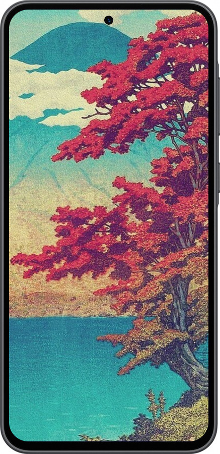 Силиконовый чехол С изображением природы для Samsung Galaxy A36 - 6469u-3836 изображение 