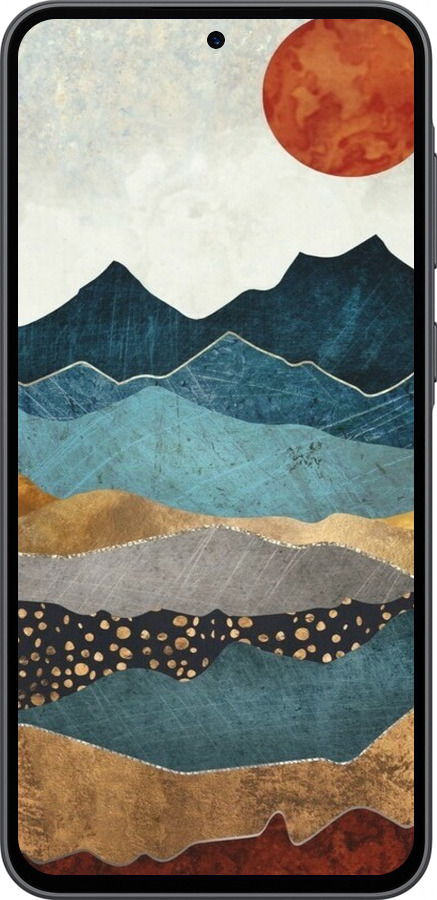 Силіконовий чехол захід сонця для Samsung Galaxy A36 - 6475u-3836 изображение 