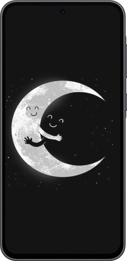 Силиконовый чехол Лунные объятия для Samsung Galaxy A36 - 6508u-3836 изображение 