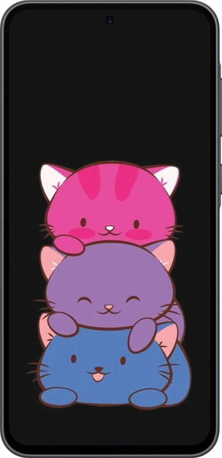 Силиконовый чехол Милые кошки для Samsung Galaxy A36 - 6518u-3836 изображение 