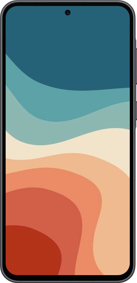 Силиконовый чехол В стиле ретро с волнами для Samsung Galaxy A36 - 6531u-3836 изображение 