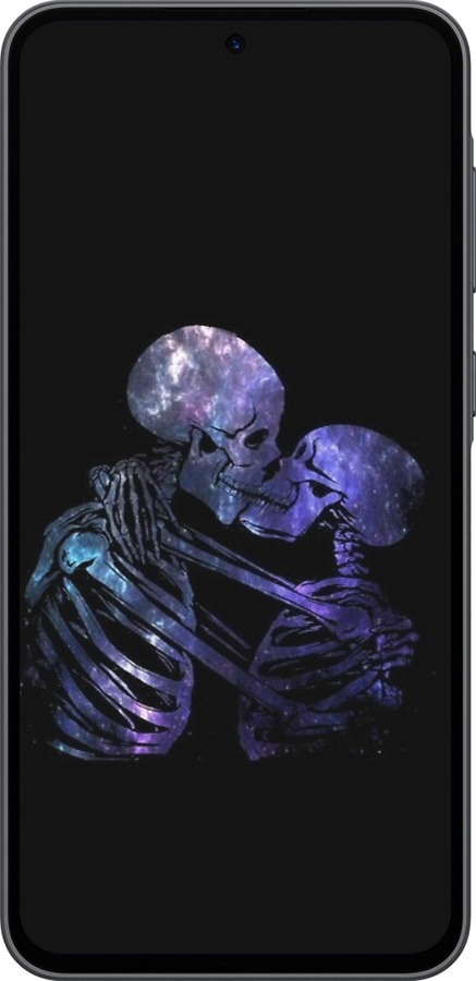 Силиконовый чехол С изображением скелета для Samsung Galaxy A36 - 6537u-3836 изображение 