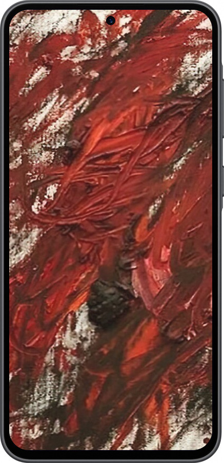 Силіконовий чехол Абстрактна композиція в червоних тонах для Samsung Galaxy A36 - 6541u-3836 изображение 