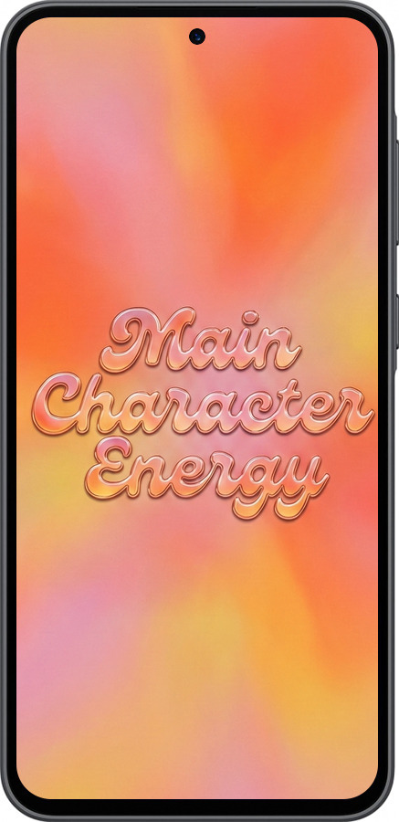 Силиконовый чехол Aura Gradient Main Character Energy Aesthetic Y2K для Samsung Galaxy A36 - 6783u-3836 изображение 