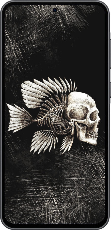 Силиконовый чехол Рыбо-человек для Samsung Galaxy A36 - 683u-3836 изображение 